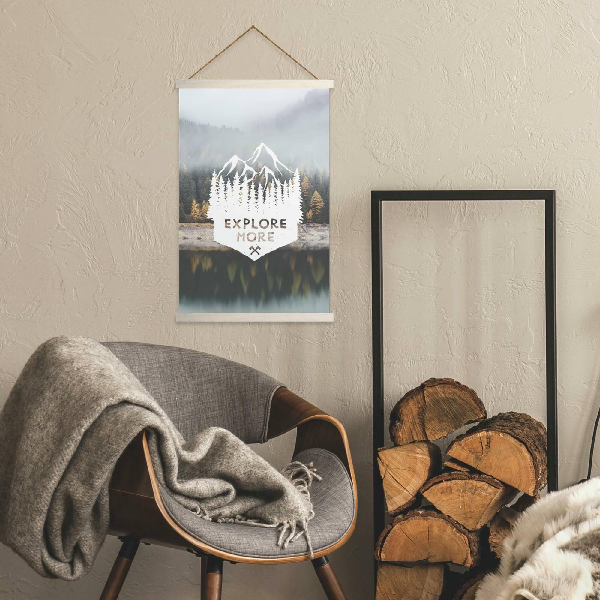 RoomMates Explore More Wall Hanging